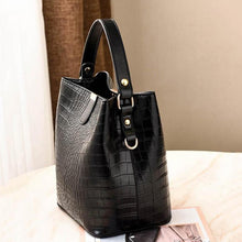 Load image into Gallery viewer, Kendra Crocodile Bucket Bag