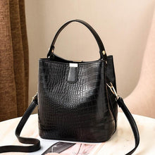 Load image into Gallery viewer, Kendra Crocodile Bucket Bag