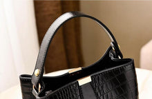 Load image into Gallery viewer, Kendra Crocodile Bucket Bag